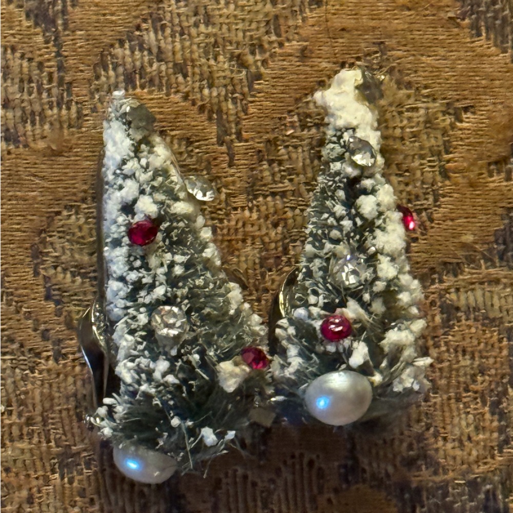 Bottle Brush trees earrings 🎄 - Picture 9 of 10